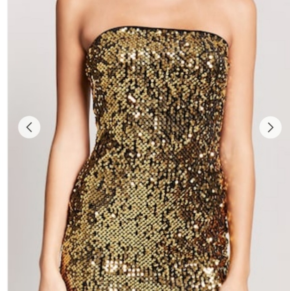 sequin tube dress
